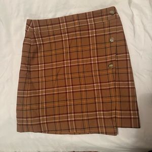 Plaid Mini Skirt - LOFT